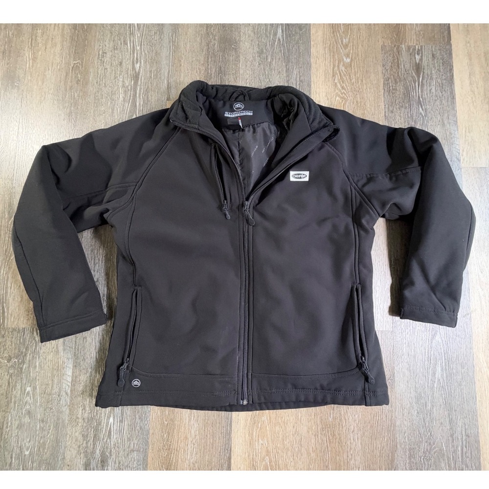 Stormtech Softshell Jacket Mens XL Black Full Zip Performance Outdoor 5199